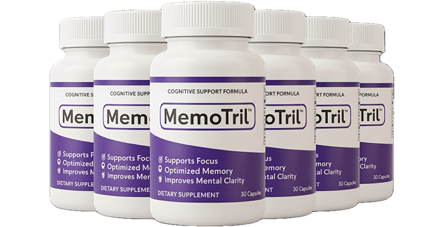 MemoTril Best Value Package - 180 Days of Memory Support - 6 Bottles Supplement